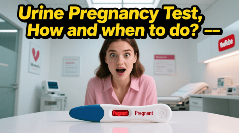 Urine Pregnancy Test, How and when to do?
