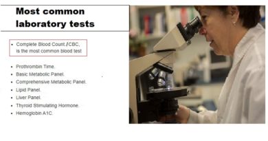 common medical laboratory tests