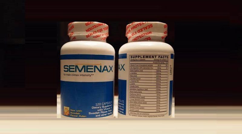Semenax tablets, to increase the amount of semen