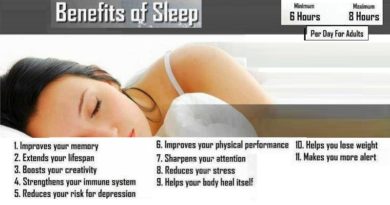 Benefits of sleep