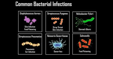 Common Infectious Bacterial Diseases: causative bacteria for each