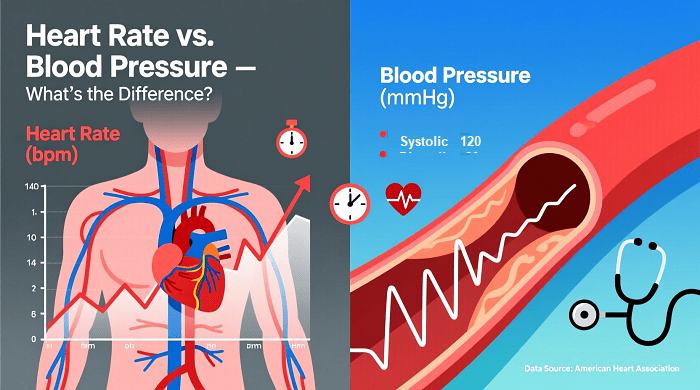 Heart Rate vs. Blood Pressure — What’s the Difference