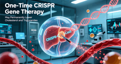 One-Time CRISPR Gene Therapy May Permanently Lower Cholesterol