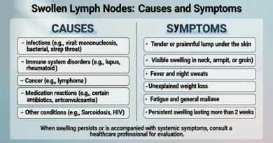 Swollen lymph Nodes: Causes, Symptoms, and Treatment Options