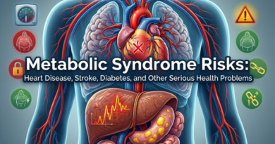 Metabolic Syndrome risks: heart disease, stroke, diabetes, and other serious health problems